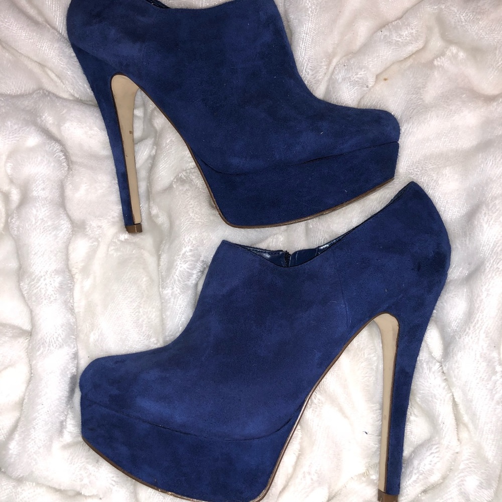 Aldo Blue Suede Boot